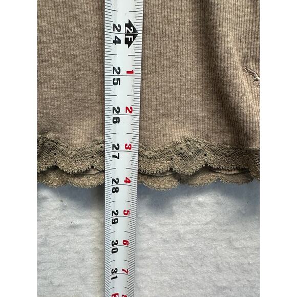 American Eagle Outfitters Brown Lace Trim Tank Top - Picture 5 of 8